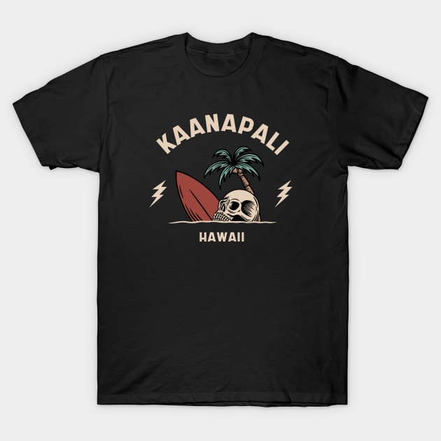 Vintage Surfing Kaanapali, Hawaii T-Shirt by SLAG_Creative